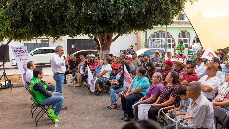Asegura Raúl Morón que su misión en el Senado es concretar las 20 iniciativas del presidente 