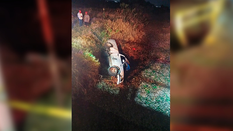 Accidente en Tarímbaro, Michoacán, deja tres personas sin vida