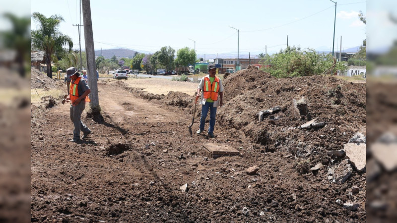 Emite Ayuntamiento de Morelia alerta vial por construcción de parque lineal en Av. Cointzio