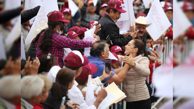 “Vamos a lograr la seguridad en cada rincón de nuestro país”: Claudia Sheinbaum ante el pueblo de Río Bravo, Tamaulipas