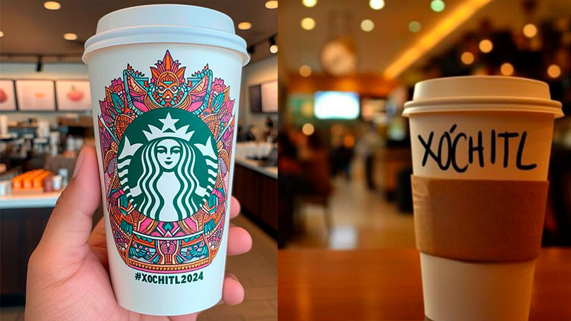 Starbucks se deslinda de propaganda a favor de Xóchitl Gálvez 