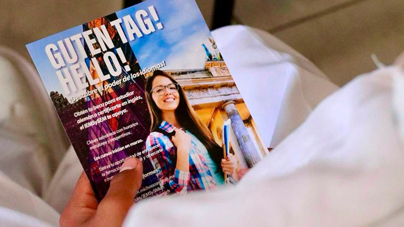 Instituto Michoacano de educación invita a las personas a estudiar un segundo o tercer idioma con apoyo de una beca académica 