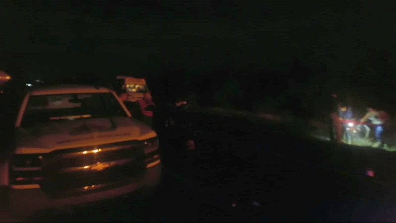 Choque de motocicletas en Gabriel Zamora, Michoacán; un hombre pierde la vida y tres personas lesionadas 