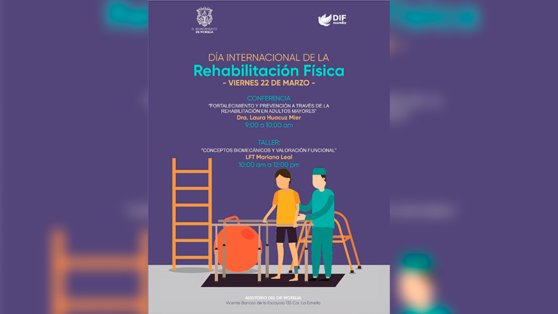 DIF Morelia brinda servicios por el Día Internacional de la Rehabilitación 