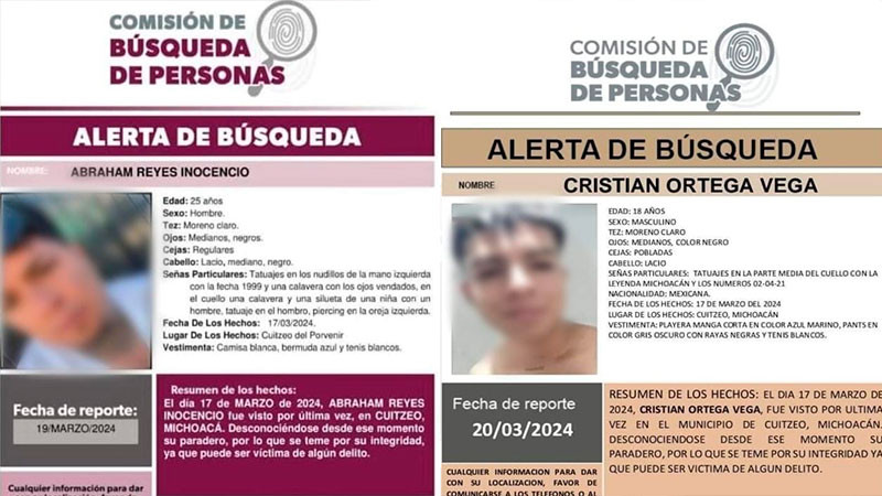 En Cuitzeo, Michoacán hallan a dos hombres sin vida en una camioneta 
