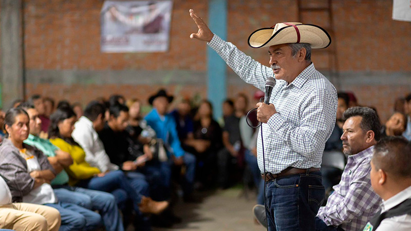 Defenderá Raúl Morón lucha por la democracia de las y los michoacanos