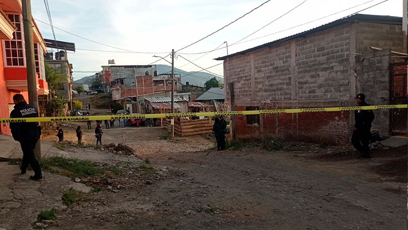 Matan con arma de fuego a pareja en Uruapan, Michoacán   