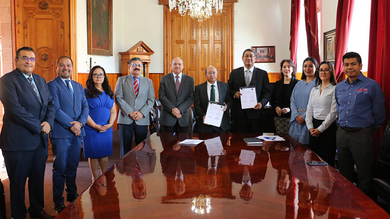 Poder Judicial de Michoacán y el IEM firman Convenio de colaboración “3 de 3 contra la violencia de género”