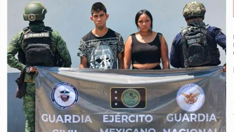 En Múgica, Michoacán detienen a dos con armas y vehículo robado 