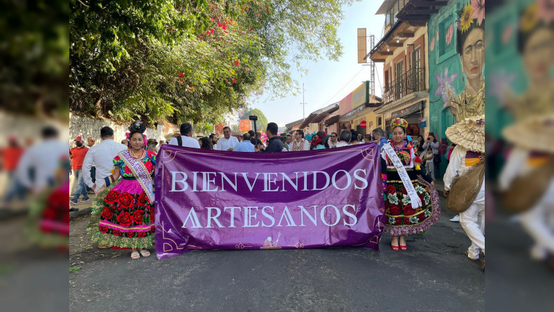 Con 50 contingentes se inaugura mañana el Tianguis Artesanal de Uruapan
