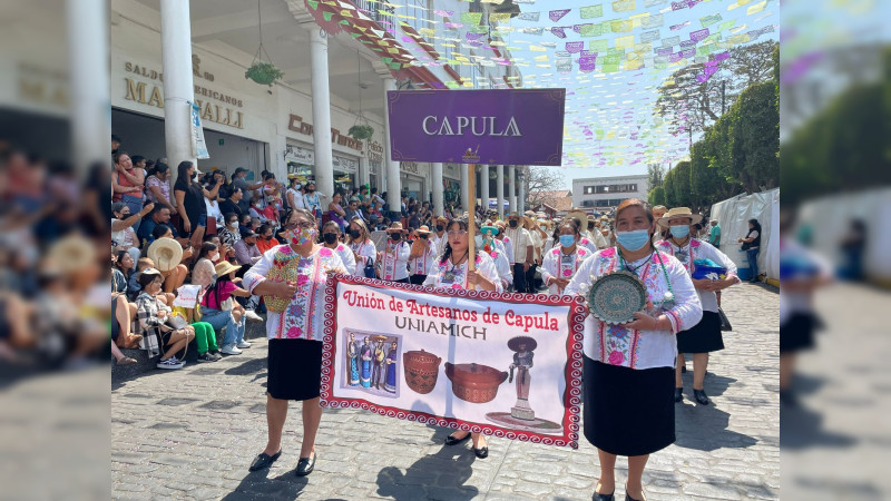 Con 50 contingentes se inaugura mañana el Tianguis Artesanal de Uruapan