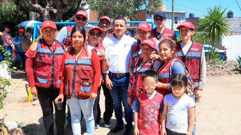 Impulsa Torres Piña rescate de espacios públicos para una mejor convivencia en Morelia