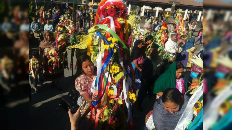 Esta Semana Santa conoce la tradición de la bendición de palmas en Uruapan