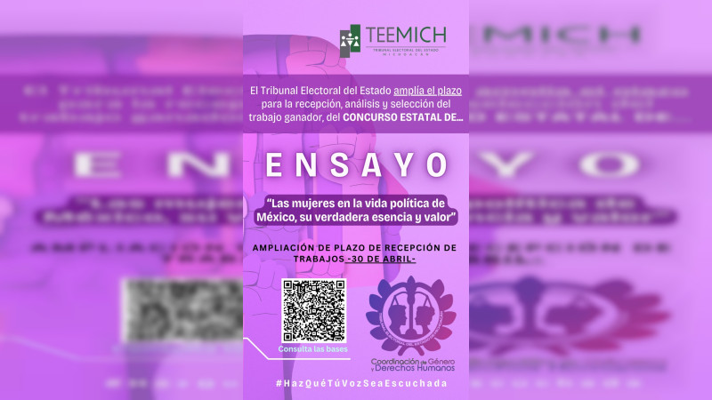 Participa en el concurso de ensayo “Las mujeres en la vida política de ...