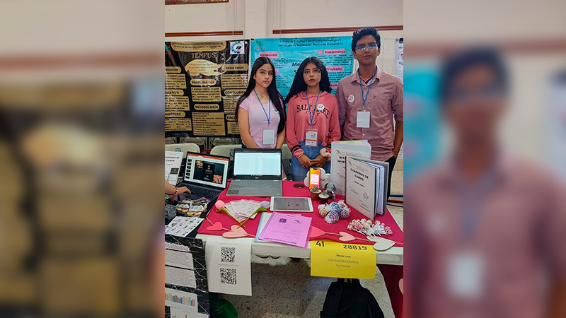 Estudiantes del Cecytem ganan dos oros con proyectos de ciencia