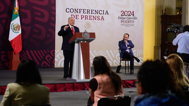 AMLO celebra y apoya petición de la ONU sobre alto al fuego en Gaza 
