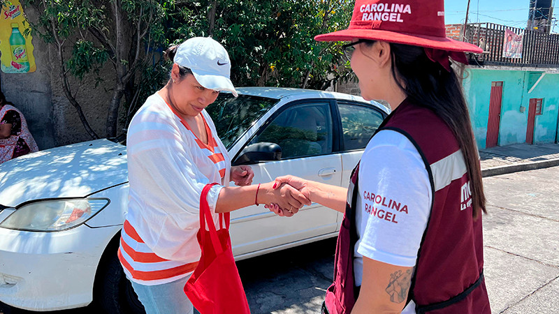 Ciudadanía de tenencias respalda la Cuarta Transformación: Carolina Rangel