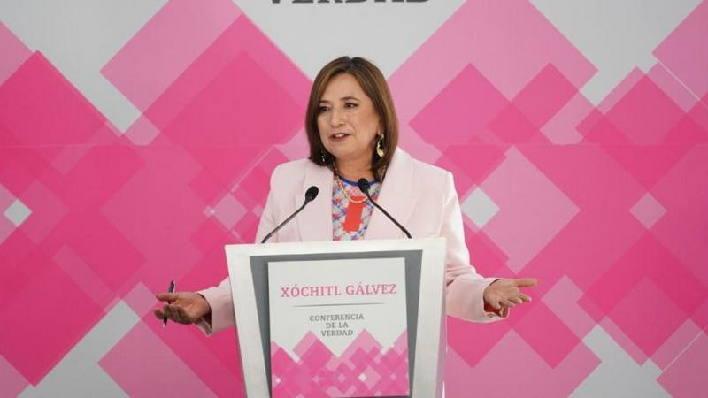 Xóchitl Gálvez denuncia a hijos de AMLO por supuesta corrupción en construcción del Tren Maya 
