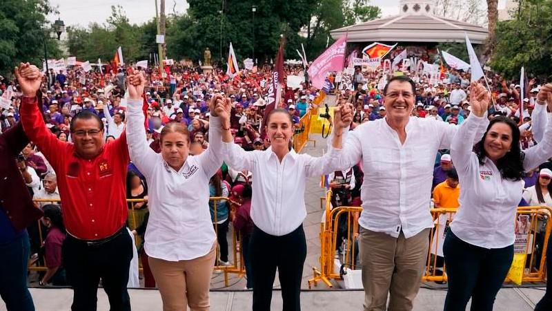 No habrá "teléfono rojo" entre Palacio Nacional y Palenque, asevera Sheinbaum 