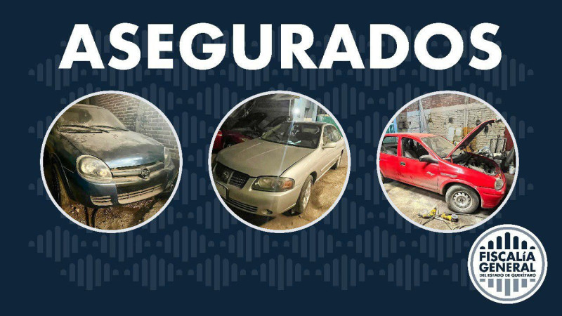PID realiza cateo, recupera 3 vehículos y herramientas robadas en Querétaro 