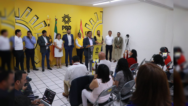 Entrega PRD nombramientos de nuevos delegados políticos en Michoacán  
