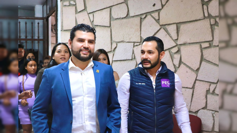 PRD y PES presentan ante el IEM, convenio de candidatura común 