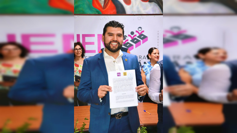 PRD y PES presentan ante el IEM, convenio de candidatura común 