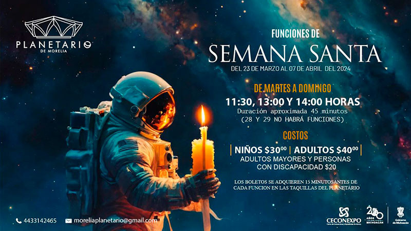 Sector educativo de Michoacán invita a descubrir el universo en el Planetario de Morelia 