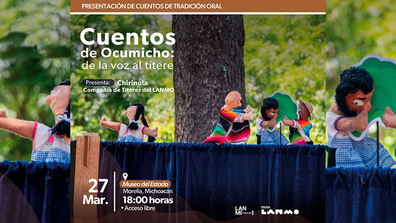 Cuentos, títeres y mucha diversión para las infancias en el Museo del Estado de Michoacán 