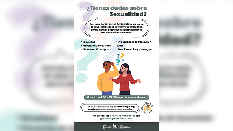 SSM orienta sobre uso de anticonceptivos y prevención de embarazos 