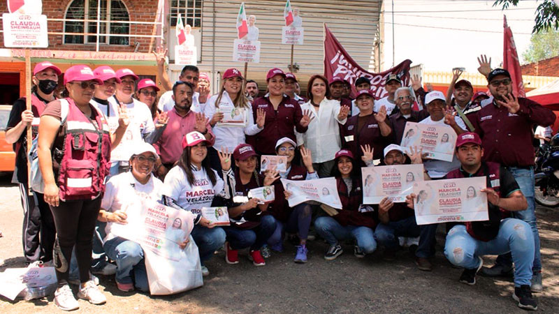 En su camino a la diputación federal, la candidata Marcela Velázquez recibe el apoyo de más de 750 líderes 