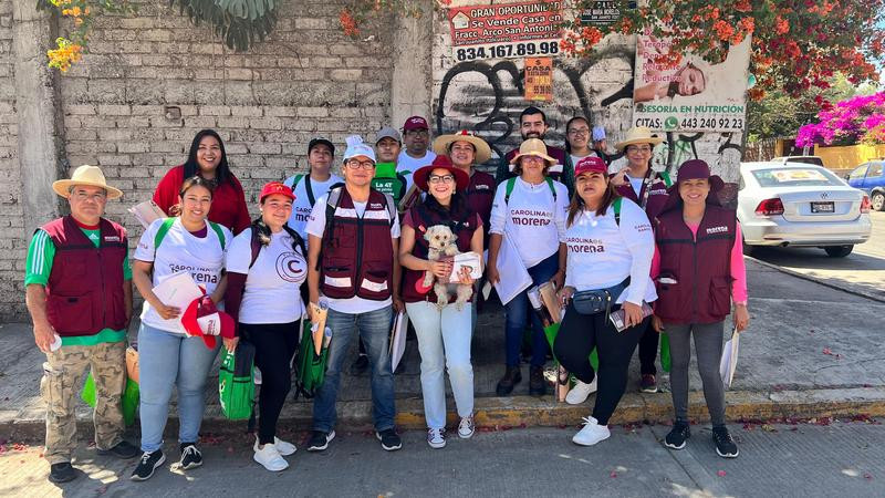 Trabajará Carolina Rangel por la pacificación y reconstrucción del tejido social en Michoacán 