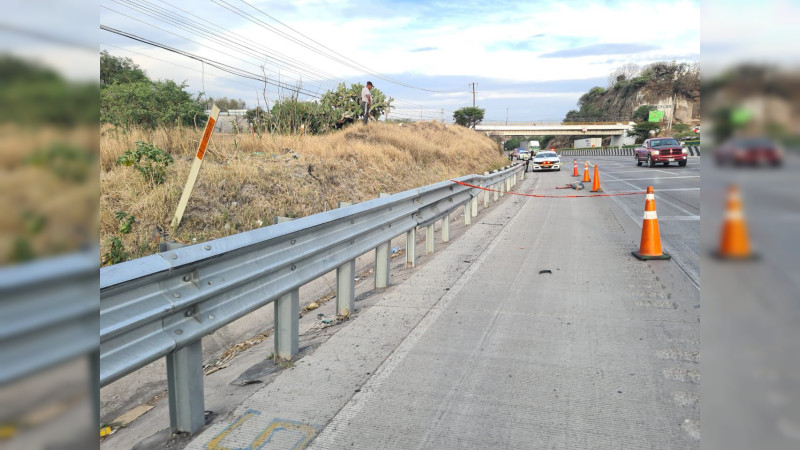 Hombre muere atropellado en la autopista federal 57 México- Querétaro 