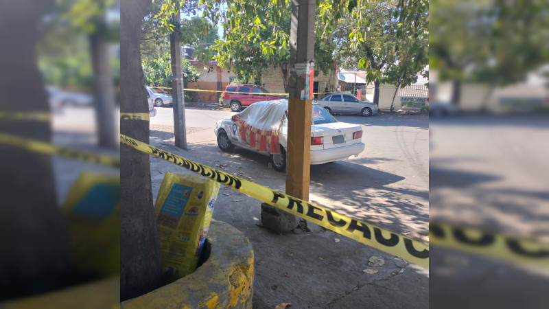 Ultiman a tiros a una persona en Apatzingán, Michoacán 