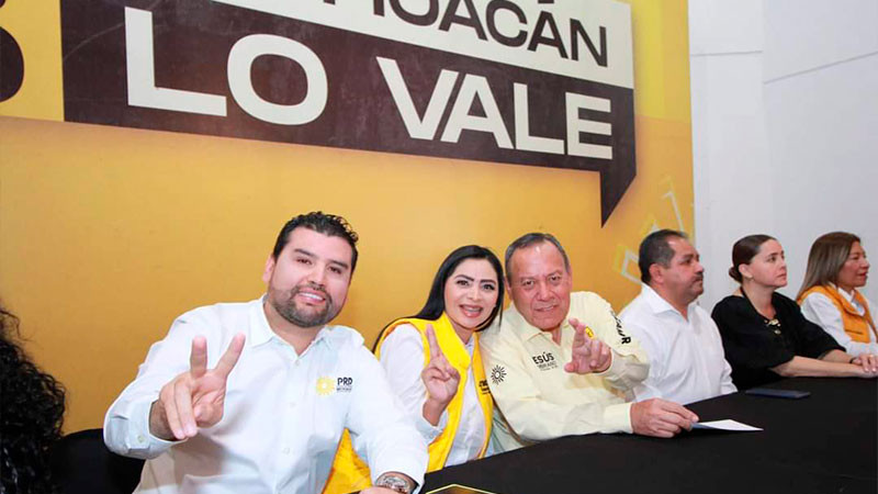 Las y los candidatos del PRD tenemos claro que la defensa de México es nuestro motor: Araceli Saucedo