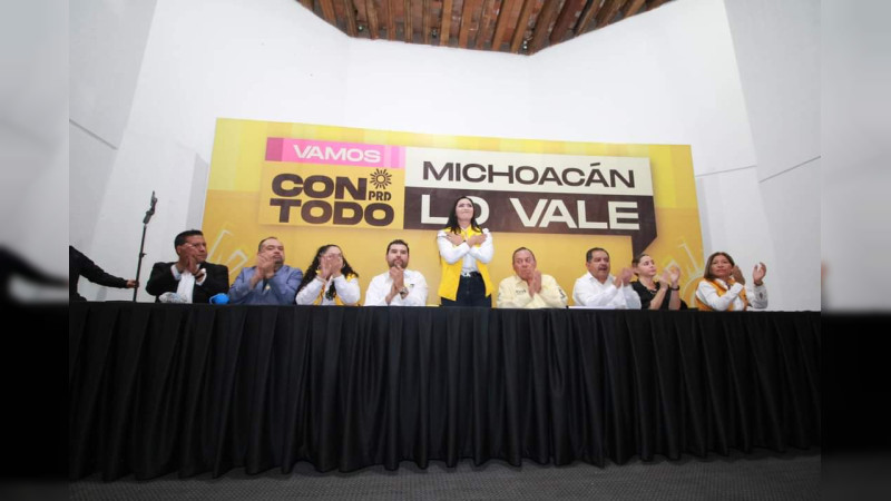 Las y los candidatos del PRD tenemos claro que la defensa de México es nuestro motor: Araceli Saucedo