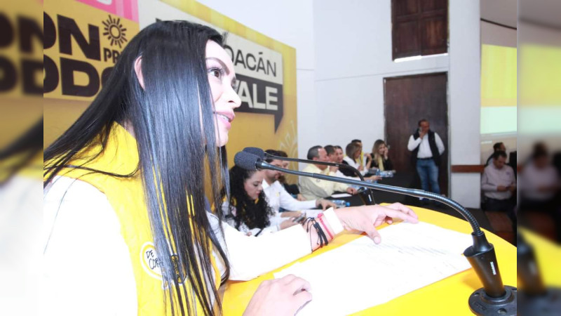 Las y los candidatos del PRD tenemos claro que la defensa de México es nuestro motor: Araceli Saucedo