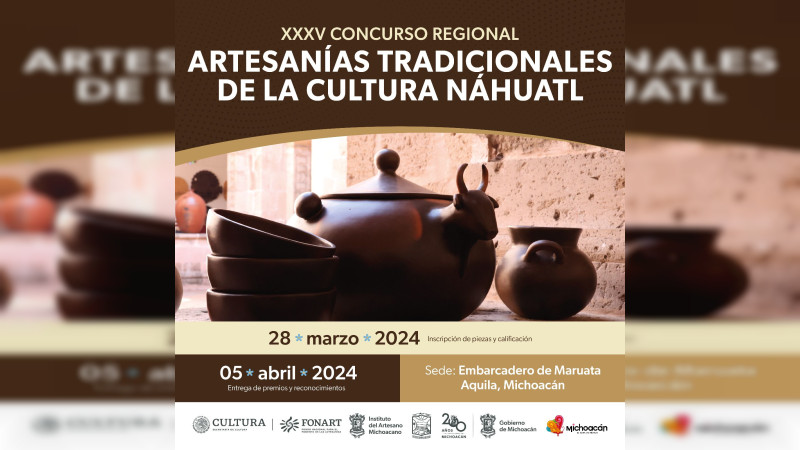 Vamos a Maruata al Concurso Regional de Artesanías de la Cultura Náhuatl