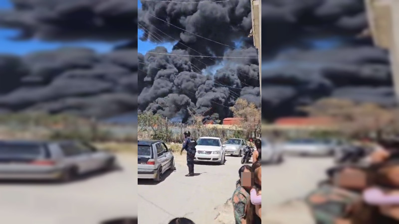 Se registra incendio en vivero municipal de Comitán, Chiapas, y deja viviendas dañadas 