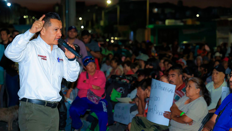 Habitantes de Villas del Pedregal no deben pagar la factura de la corrupción municipal: Torres Piña