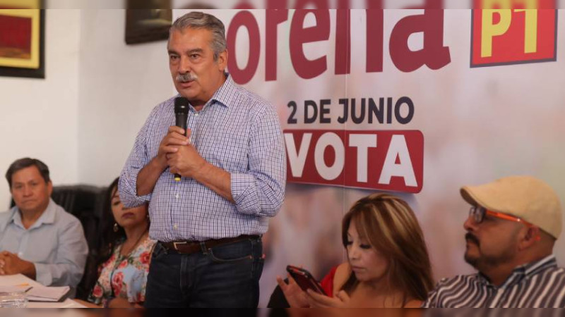 Organizaciones sociales de Michoacán cierran filas en favor de Raúl Morón 