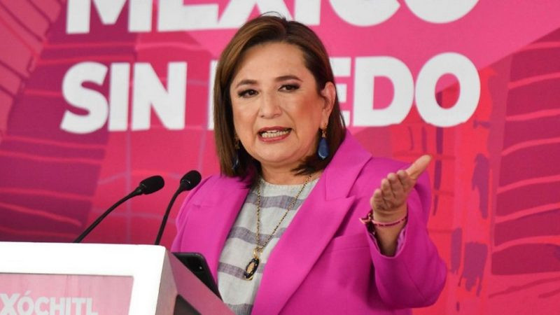 No le permito a Milei que hable mal de AMLO, de eso me encargo yo: Xóchitl Gálvez 