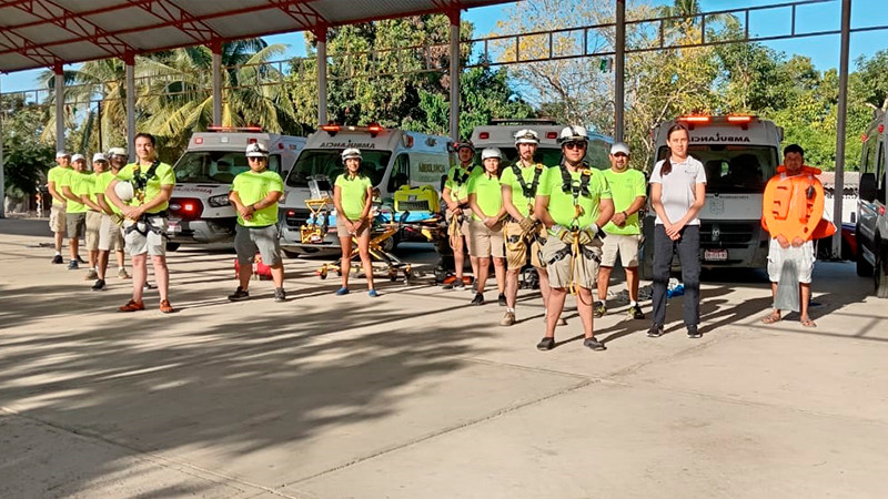 Mantiene SSM operativo médico en las playas michoacanas