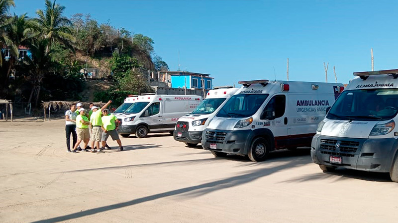 Mantiene SSM operativo médico en las playas michoacanas