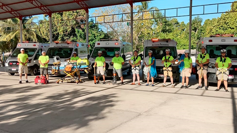 Mantiene SSM operativo médico en las playas michoacanas