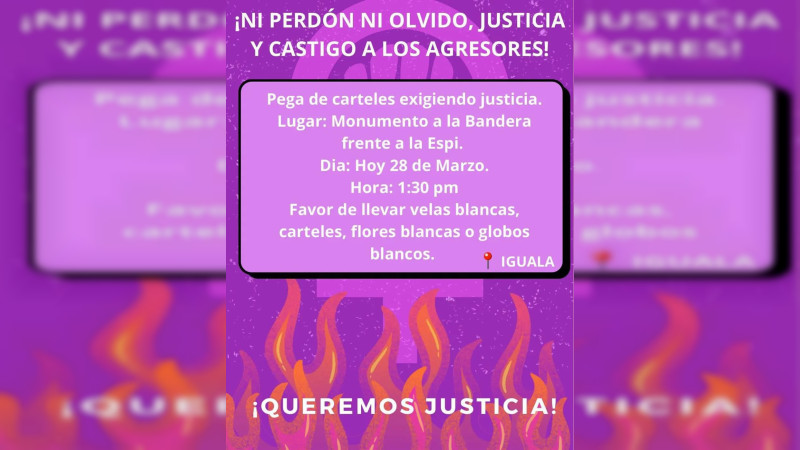 Familia y amigos de Camila convocan a marcha para exigir justicia por su asesinato en Taxco