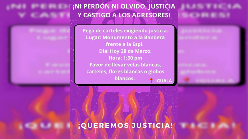 Familia y amigos de Camila convocan a marcha para exigir justicia por su asesinato en Taxco