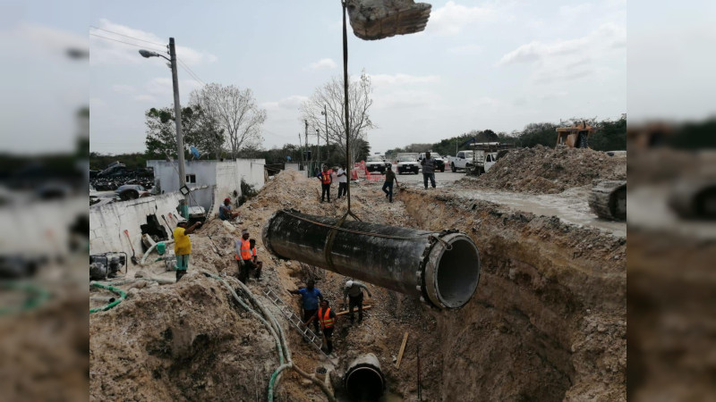 Se quedan sin agua en Chetumal por trabajos del Tren Maya