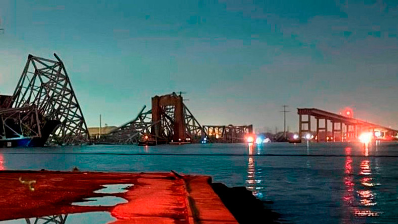 Gobierno de EEUU destinará 60 mdd para reconstrucción de puente en Baltimore 