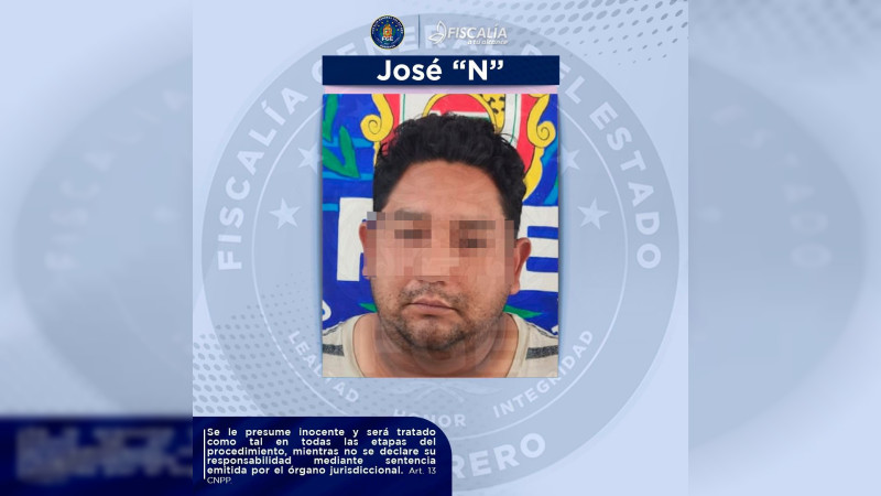 Fiscalía de Guerrero cumplimenta orden de aprehensión contra presunto feminicida de Calina 